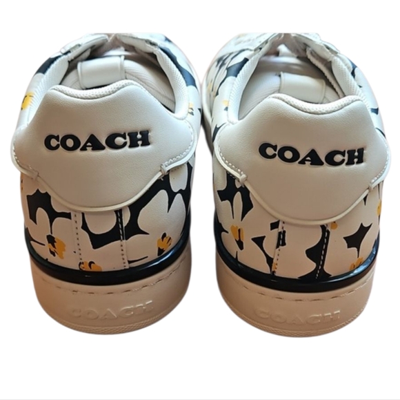 Coach Lowline Daisy Leather Sneakers, Size 11 - Picture 3 of 11